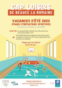 Cap'Loisirs BLR Eté 2023 Stages Sportifs